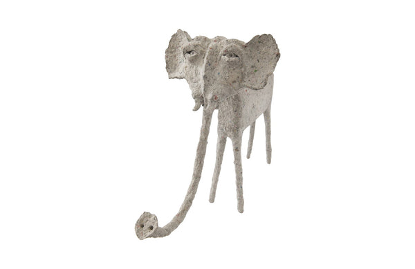 Paper Mache Elephant Sculpture