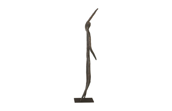 Abstract Waving Figure Sculpture