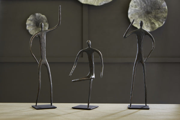 Abstract Waving Figure Sculpture