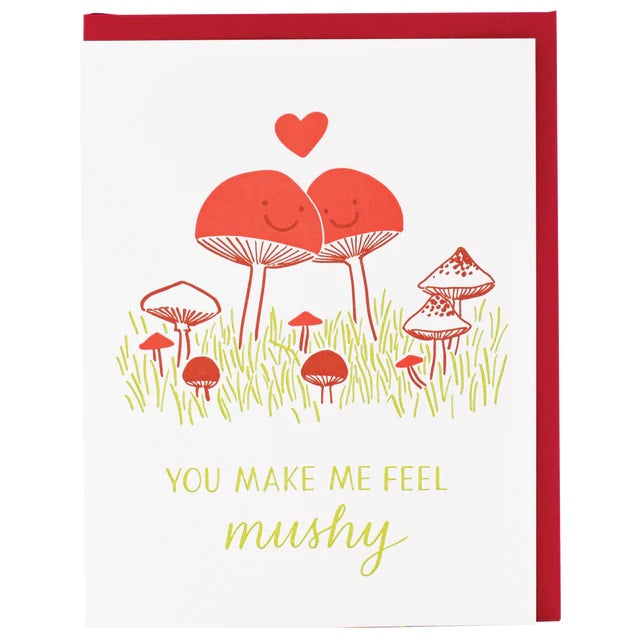 Mushrooms Love Card
