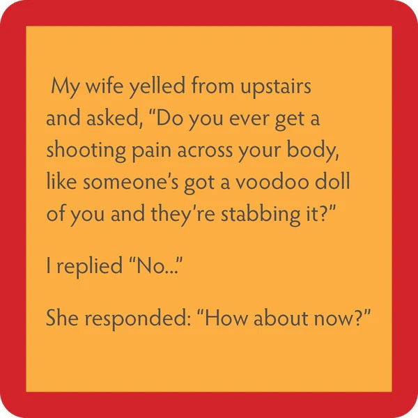 Drinks on Me Coasters Voodoo Doll