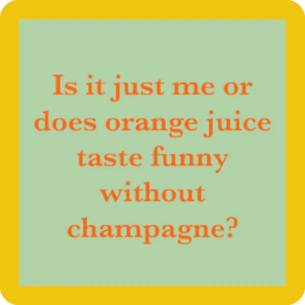 Drinks on Me Coasters Orange Juice