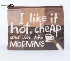 Blue Q Change Purse Hot Cheap in the Morning