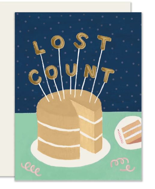 Lost Count Bday Card
