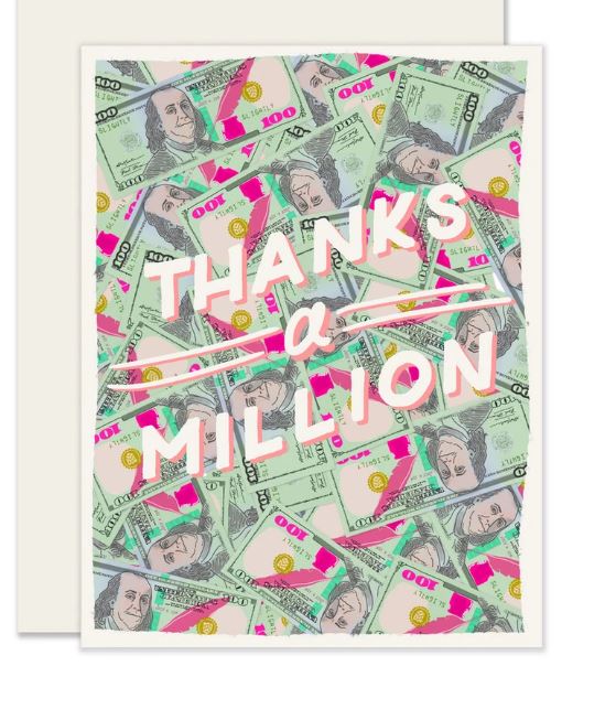 Thanks A Million Card