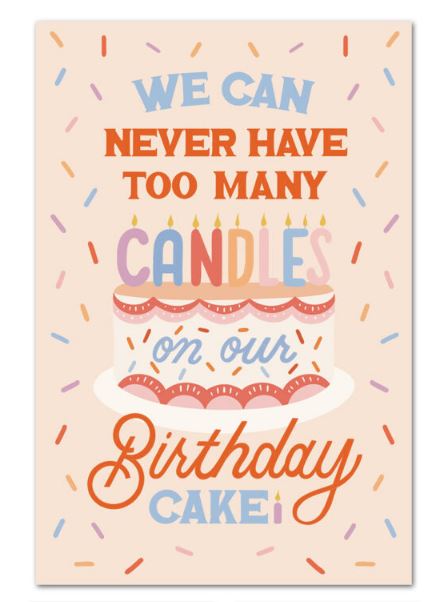 Too Many Candles Card